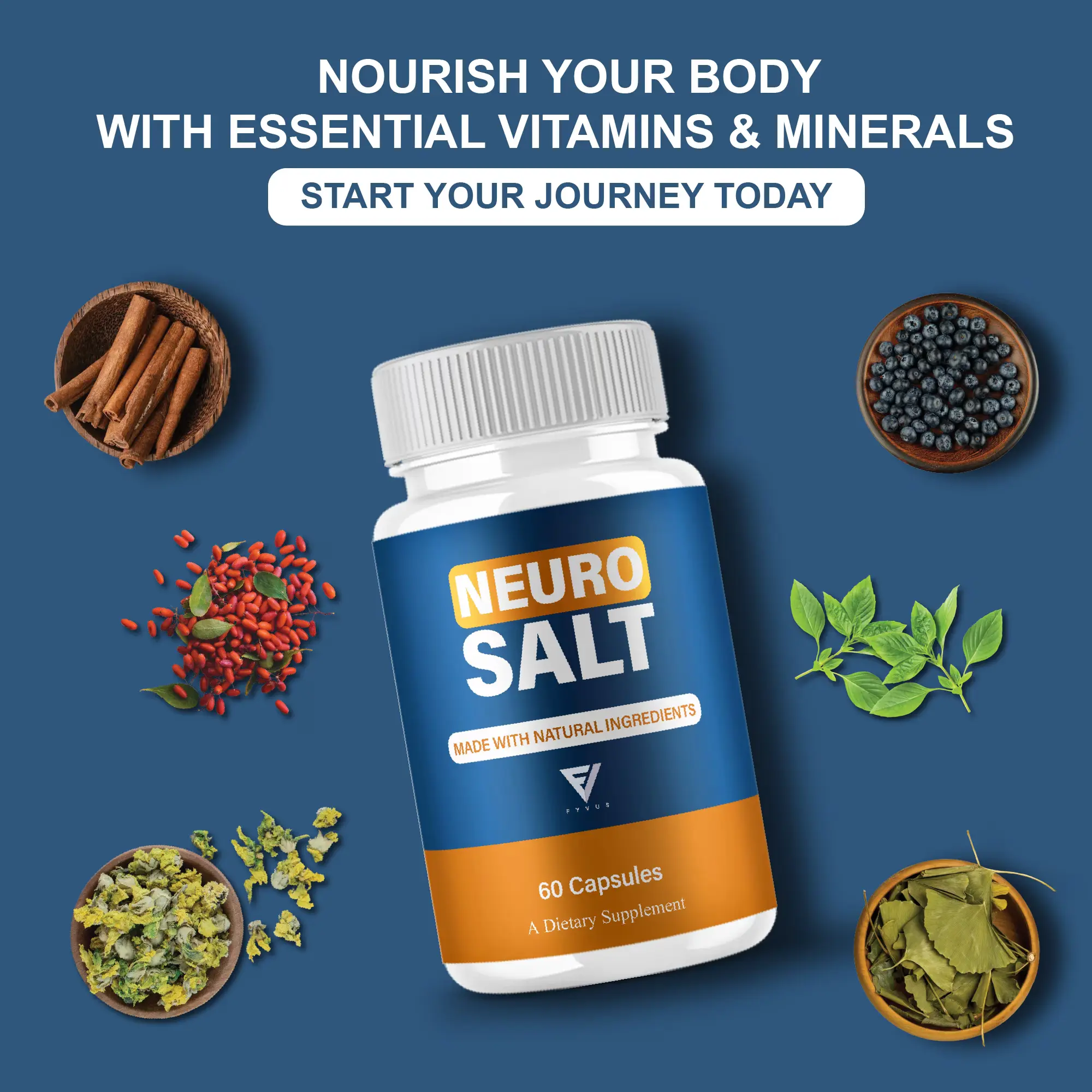 Neuro Salt supplement supporting nerve health and mobility